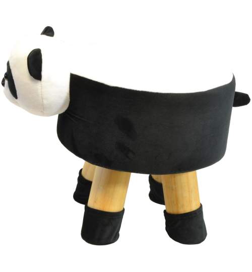 Scaun taburet pentru copii, model Urs Panda, 50kg, 28x28cm