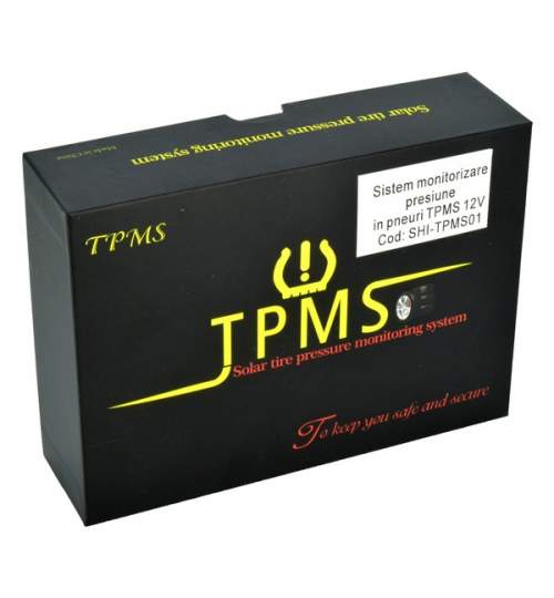 Sistem monitorizare presiune in pneuri TPMS 12V. COD: SHI-TPMS01