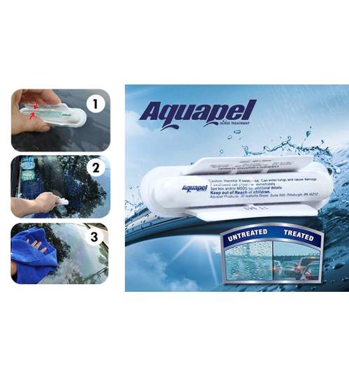 Tratament Parbriz Hidrofob Anti Ploaie Aquapel Profesional - 6 Luni Durabilitate AQP