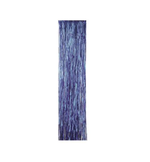 Fir Beteala Franjuri decorativa pentru Craciun, Latime 23cm, Lungime 1m, Culoare Albastru