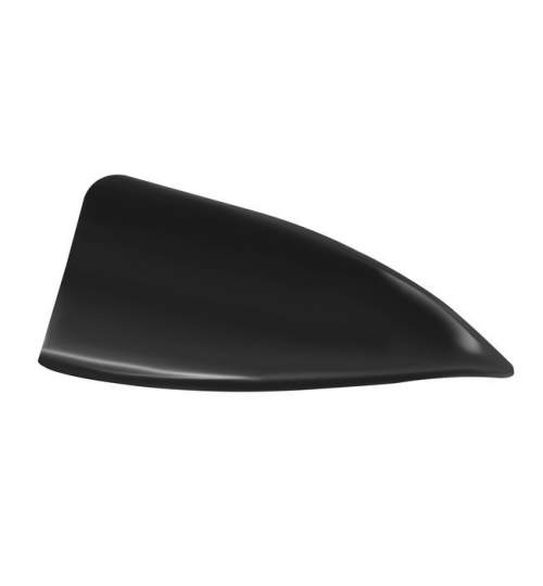 Antena Auto Ornamentala Universala, tip Rechin, din Plastic, 15x5.5x7cm, culoare Negru