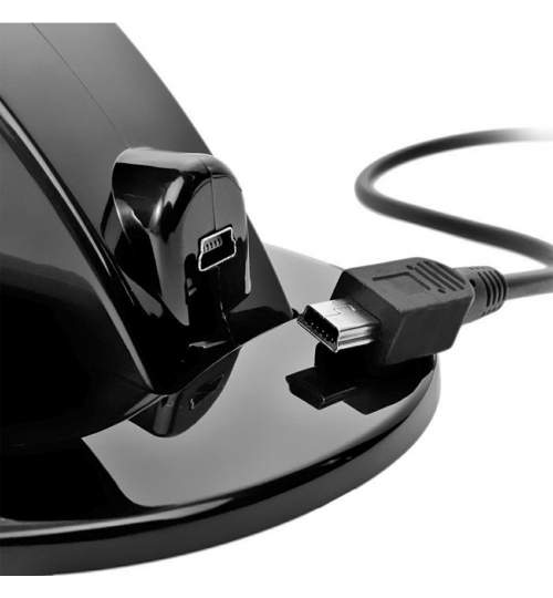 Dock Statie Incarcare pentru 2x Controller Xbox One, cu indicator LED, culoare negru