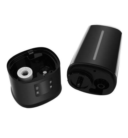 Umidificator de Aer pentru Camera cu Ultrasunete si Aromaterapie, functie Ionizare, cu Touch si Telecomanda, 250ml/h, 6.5L, 25W, negru
