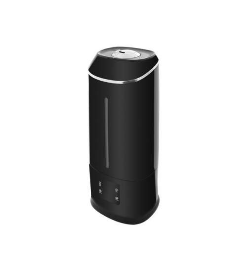 Umidificator de Aer pentru Camera cu Ultrasunete si Aromaterapie, functie Ionizare, cu Touch si Telecomanda, 250ml/h, 6.5L, 25W, negru