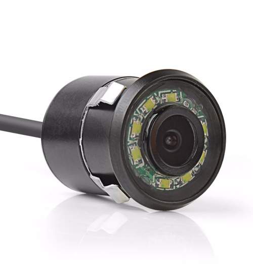 Camera auto universala de marsarier cu infrarosu C404-B, 170 grade, diametru 18.5 mm