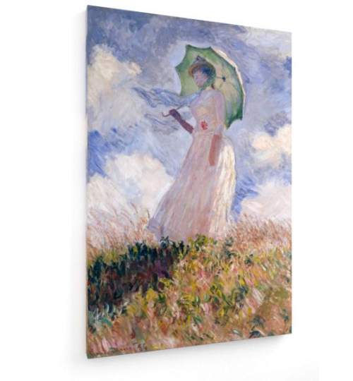 Tablou pe panza (canvas) - Claude Monet - Woman with umbrella AEU4-KM-CANVAS-87