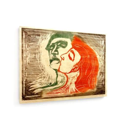Tablou pe panza (canvas) - Edvard Munch - Man and Woman Kissing AEU4-KM-CANVAS-472