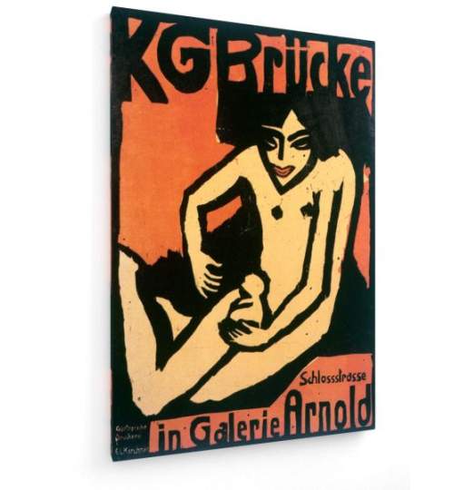 Tablou pe panza (canvas) - Ernst Ludwig Kirchner - KG Bridge - In Gallery Arnold AEU4-KM-CANVAS-370