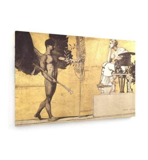 Tablou pe panza (canvas) - Franz Von Stuck - Allegory of Painting AEU4-KM-CANVAS-551