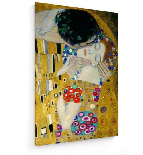 Tablou pe panza (canvas) - Gustav Klimt - The Kiss - Detail - 1908 AEU4-KM-CANVAS-08