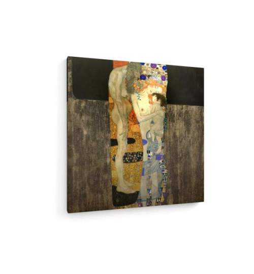Tablou pe panza (canvas) - Gustav Klimt - Three Ages of Woman - 1905 AEU4-KM-CANVAS-17