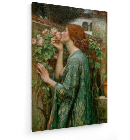 Tablou pe panza (canvas) - John William Waterhouse - The Soul of the Rose AEU4-KM-CANVAS-18
