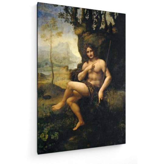 Tablou pe panza (canvas) - Leonardo da Vinci - Bacchus AEU4-KM-CANVAS-257