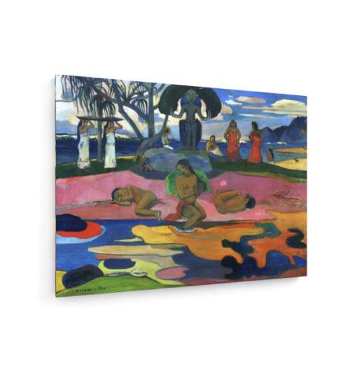 Tablou pe panza (canvas) - Paul Gauguin - Day is a god AEU4-KM-CANVAS-488