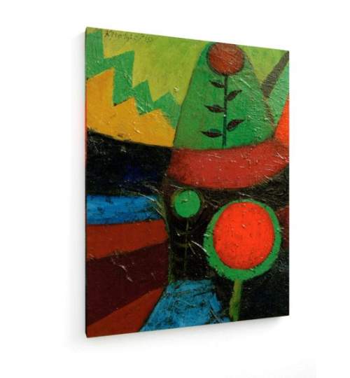 Tablou pe panza (canvas) - Paul Klee - Three Flowers - Painting - 1923 AEU4-KM-CANVAS-207