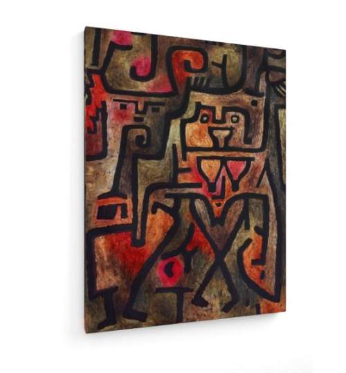 Tablou pe panza (canvas) - Paul Klee - Waldhexen - 1938 AEU4-KM-CANVAS-249