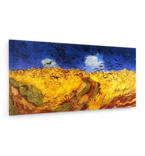 Tablou pe panza (canvas) - Vincent Van Gogh - Corn-field with Crows - 1890 AEU4-KM-CANVAS-13