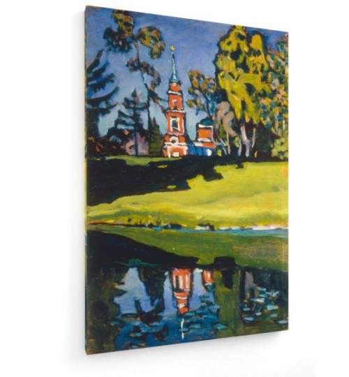 Tablou pe panza (canvas) - Wassily Kandinsky - Red Church - 1900 AEU4-KM-CANVAS-186