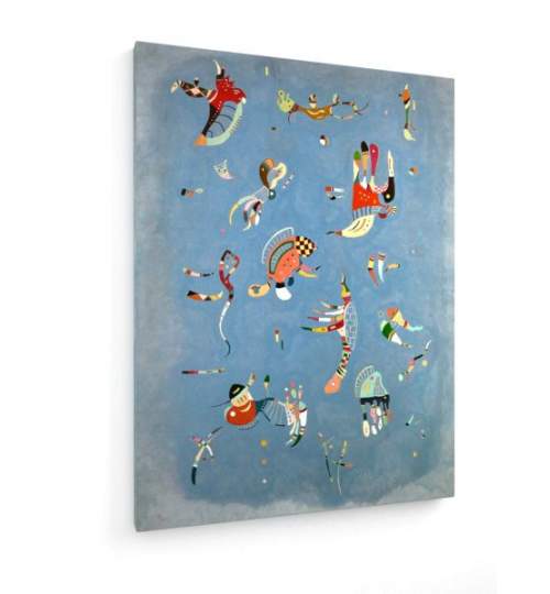 Tablou pe panza (canvas) - Wassily Kandinsky - Sky Blue - Painting 1940 AEU4-KM-CANVAS-439