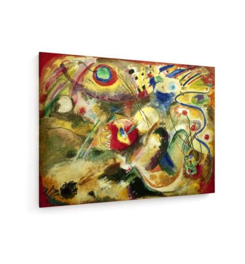 Tablou pe panza (canvas) - Wassily Kandinsky - Untitled Picture (Deluge) AEU4-KM-CANVAS-348