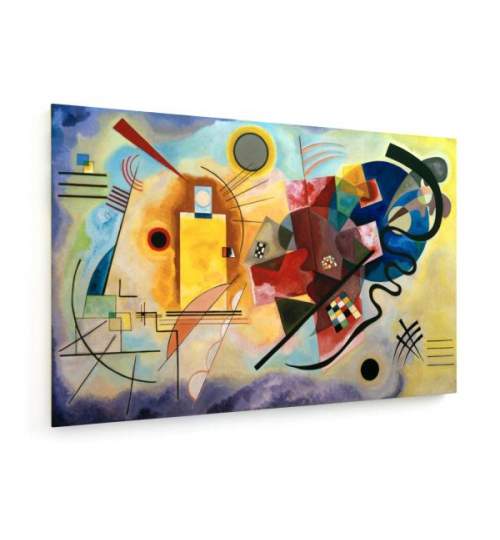 Tablou pe panza (canvas) - Wassily Kandinsky - Yellow - Red - Blue AEU4-KM-CANVAS-04