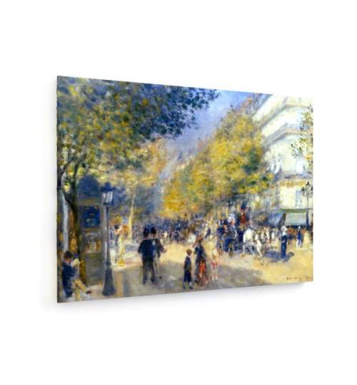 Tablou pe panza (canvas) - Auguste Renoir - Paris - The Grand Boulevards - Painting AEU4-KM-CANVAS-827