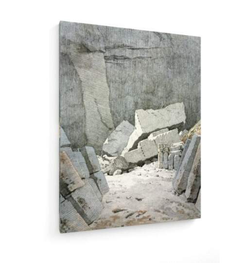 Tablou pe panza (canvas) - Caspar David Friedrich - Quarry - 1813 AEU4-KM-CANVAS-567