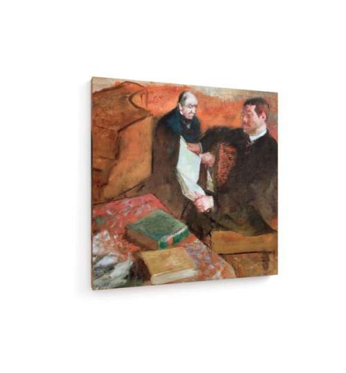 Tablou pe panza (canvas) - Degas - Pagans and Degas' father - c. 1895 AEU4-KM-CANVAS-1771