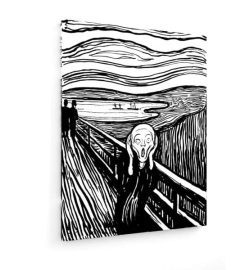 Tablou pe panza (canvas) - Edvard Munch - Screaming AEU4-KM-CANVAS-607