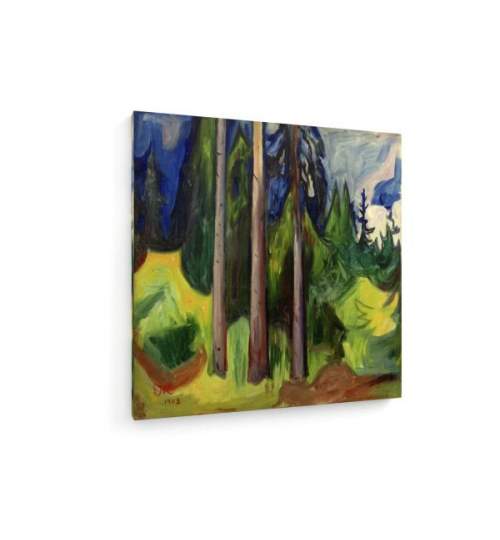 Tablou pe panza (canvas) - Edvard Munch - The Forest - Painting 1903 AEU4-KM-CANVAS-785