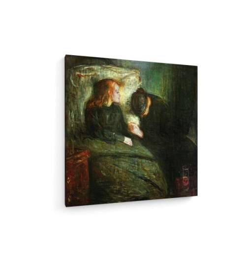 Tablou pe panza (canvas) - Edvard Munch - The Sick Child - Painting AEU4-KM-CANVAS-784