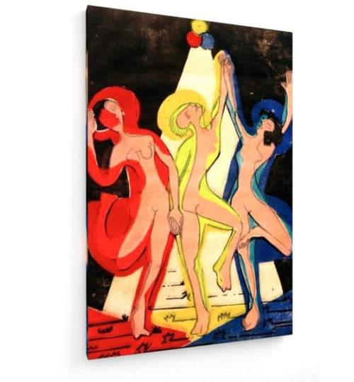 Tablou pe panza (canvas) - Ernst Ludwig Kirchner - Colour Dance AEU4-KM-CANVAS-1758