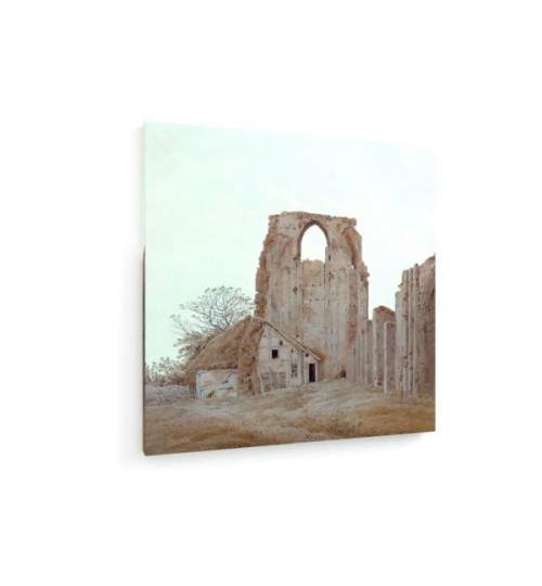 Tablou pe panza (canvas) - Friedrich - Abbey Eldena - 1836 AEU4-KM-CANVAS-1004