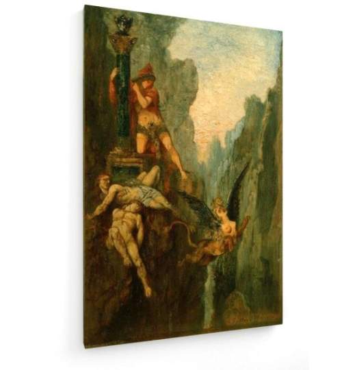 Tablou pe panza (canvas) - Gustave Moreau - The riddled Sphinx AEU4-KM-CANVAS-1110
