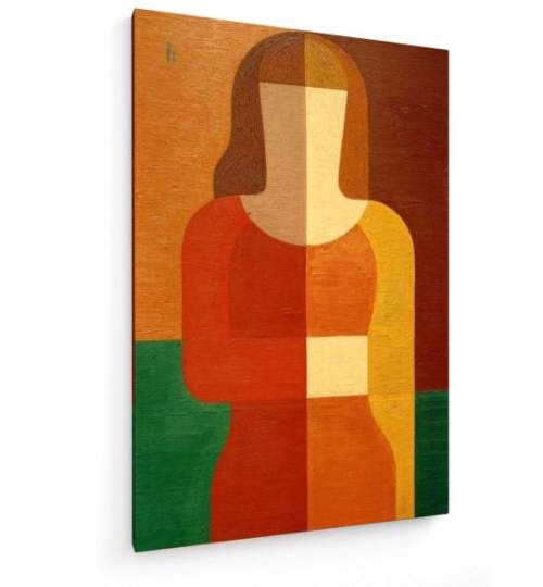 Tablou pe panza (canvas) - Heinrich Hoerle -Woman AEU4-KM-CANVAS-1261