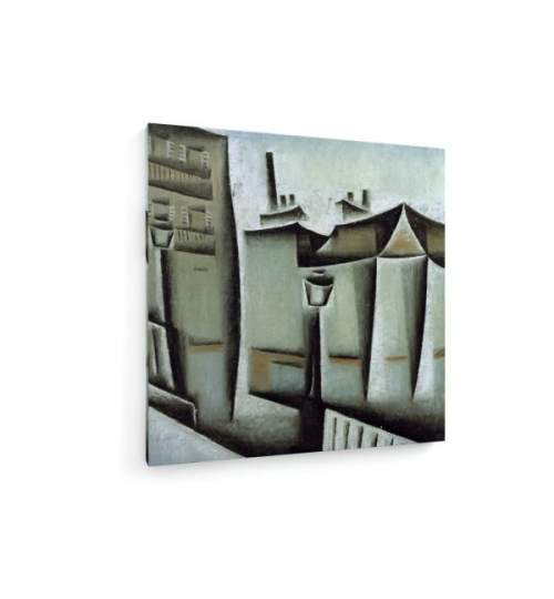 Tablou pe panza (canvas) - Juan Gris - Houses in Paris - 1911 AEU4-KM-CANVAS-865
