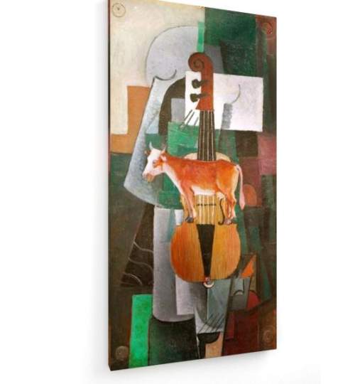 Tablou pe panza (canvas) - Kasimir Malewitsch - Cow And Violin AEU4-KM-CANVAS-1157