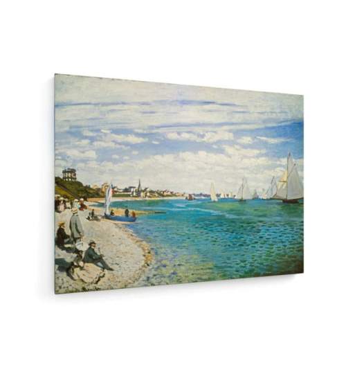 Tablou pe panza (canvas) - Monet - Regatta at Sainte-Adresse AEU4-KM-CANVAS-791