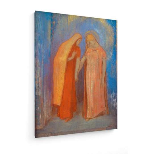 Tablou pe panza (canvas) - Odilen Redon - Mystical conversation (The Visitation) AEU4-KM-CANVAS-1532