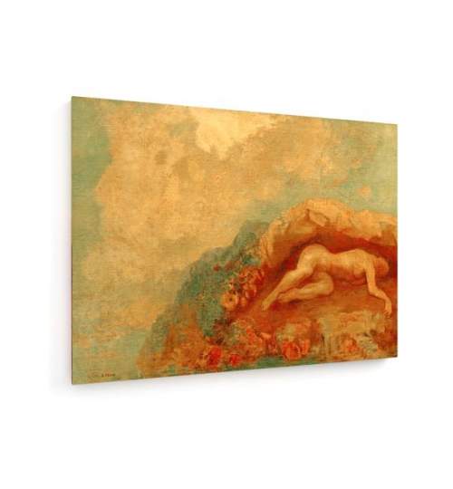 Tablou pe panza (canvas) - Odilon Redon - The Prisoner AEU4-KM-CANVAS-1116