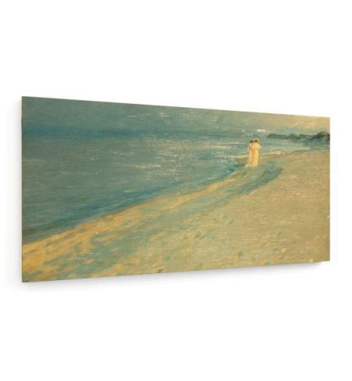 Tablou pe panza (canvas) - Peder Severin Kroyer - Summer evening at beach AEU4-KM-CANVAS-1166