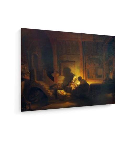 Tablou pe panza (canvas) - Rembrandt (Workshop) - Holy Family AEU4-KM-CANVAS-978
