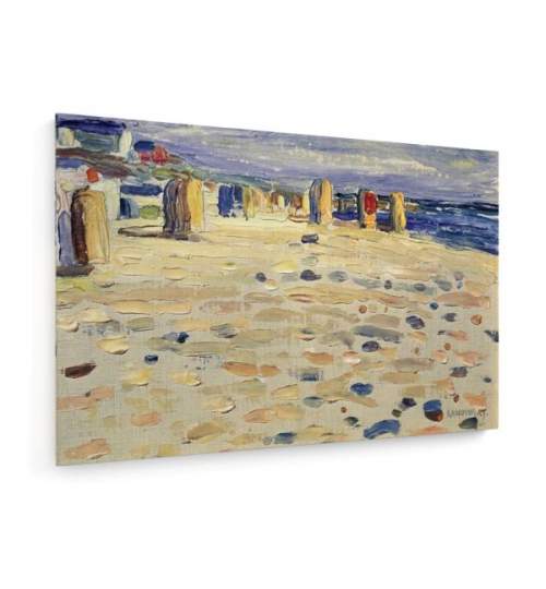 Tablou pe panza (canvas) - Vassily Kandinsky - Wicker Beach Chairs - 1904 AEU4-KM-CANVAS-813