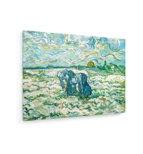Tablou pe panza (canvas) - Vincent Van Gogh - Peasant Women Digging AEU4-KM-CANVAS-1483