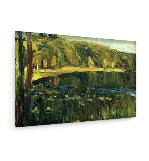 Tablou pe panza (canvas) - Wassily Kandinsky - Achtyrka - Dark Lake AEU4-KM-CANVAS-946