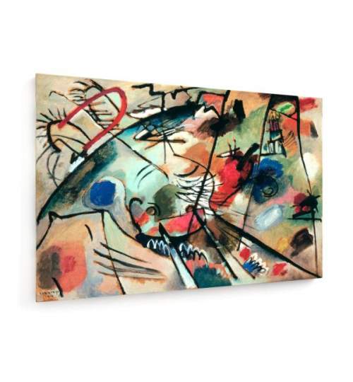 Tablou pe panza (canvas) - Wassily Kandinsky - Improvisation 24 - Study - 1912 AEU4-KM-CANVAS-927