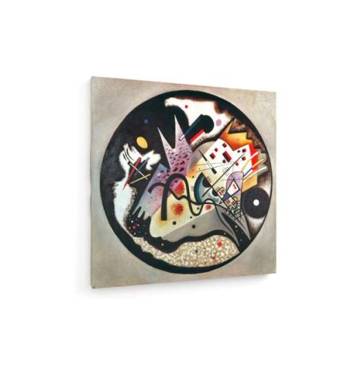 Tablou pe panza (canvas) - Wassily Kandinsky - In The Black Circle AEU4-KM-CANVAS-754