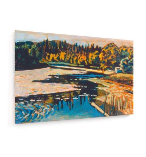 Tablou pe panza (canvas) - Wassily Kandinsky - The River in Autumn AEU4-KM-CANVAS-958