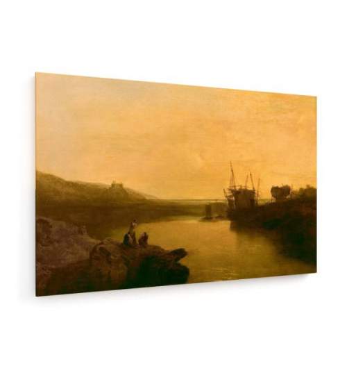 Tablou pe panza (canvas) - William Turner - Harlech Castle - 1799 AEU4-KM-CANVAS-1671