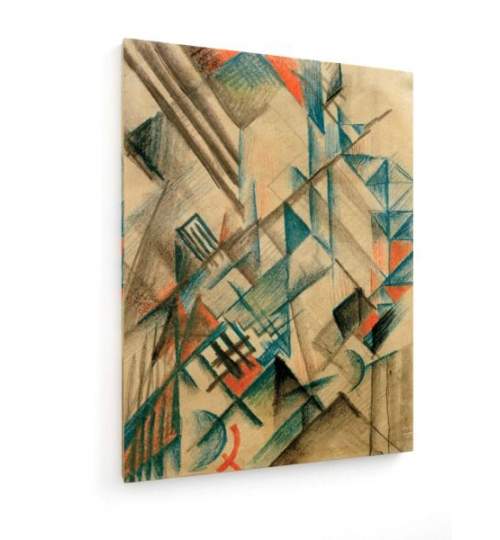 Tablou pe panza (canvas) - August Macke - Abstract forms II AEU4-KM-CANVAS-1887